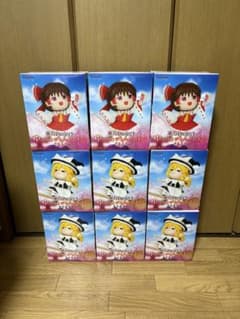 東方Project ゆっくり風 デフォルメフィギュア　9個セット 東方Project ゆっくり風デフォルメフィギュア 博麗霊夢 霧雨魔理沙 2個