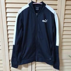PUMA ジャージ　ジャケット ブラック 上のみ　プーマ ASIA M