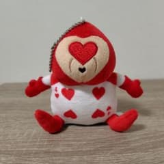 不思議の国のアリス ハート トランプ兵 ぬいぐるみ キーホルダー レア