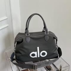 alo ボストンバッグ 旅行用バッグ グレー - メルカリ