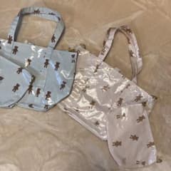 今日だけ、値下げ新品　かわいい　ピンク　くまさん　バッグのサムネイル
