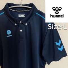 hummel ネイビー ポロシャツ ドライ スポーツのサムネイル