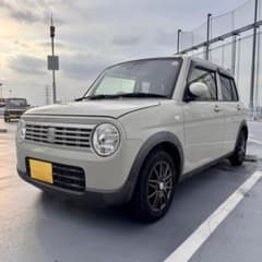 スズキ アルトラパン ラパン HE33S 車検付き ドラレコ ナビ ベージュ