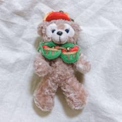 タグ無し】ダッフィー シェリーメイ 2015 クリスマス ぬいぐるみバッジ