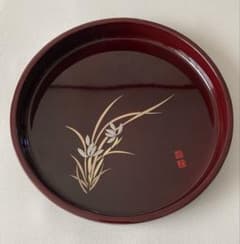 新品✨高級誠美漆器　漆塗　溜塗　長手盆　お盆御盆　コーヒートレー　角盆　本金蒔絵 m97218065331_1.jpg?1768650579