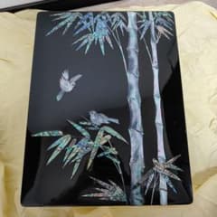 黒塗青貝螺鈿竹鳥蒔絵硯箱 m97220048615_1.jpg?1745886847
