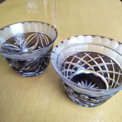 江戸切子 華硝 お猪口 2点セットのサムネイル