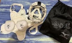 Mizuno 空手防具セット ホワイト メンホー Sのサムネイル