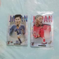 サッカー日本代表 ウエハース 鈴木淳之介 早川友基のサムネイル