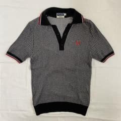 フレッドペリー［KNITTED PERRY FRED ポロシャツ　クリーニング済み コットンニット フレッドペリー イタリア製 SHIRTニットポロシャツ] Ble | トップス