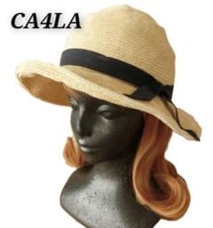 CA4LA カシラ 麦わら帽子 ストローハット リボン - メルカリ