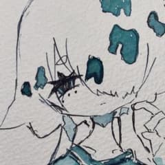だいじょうぶだよ ポストカードサイズ 一点物 オリジナル手描き原画