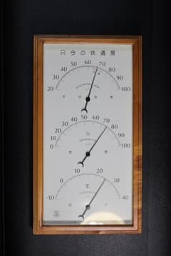 壁掛け温湿度計のサムネイル