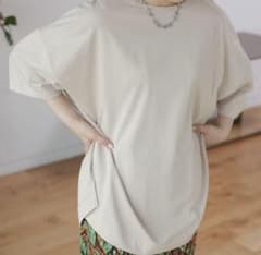 LEPSIM オーバーサイズ Tシャツ ベージュ ホワイトのサムネイル