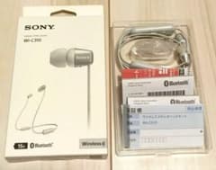 【美品】SONY ワイヤレスイヤホン WI-C310 白のサムネイル
