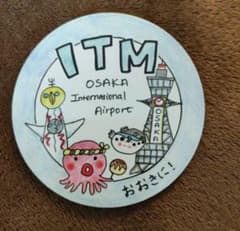 ITM ANA 機内配布 シール ステッカーのサムネイル