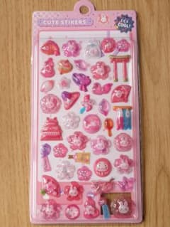 立体シール ぷっくりステッカー 和風 桜 うさぎのサムネイル