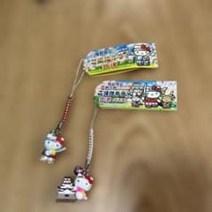 ご当地キティ 福島限定 会津 白虎隊 鶴ヶ城 根付けストラップ - メルカリ