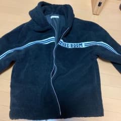 RIB LINE BOA BIG HOODIE BLOUSON BLACKのサムネイル