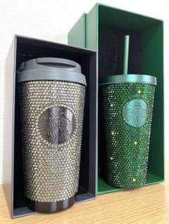 スターバックス 福袋当選者限定1000個ラインストーンタンブラー＋台湾タンブラー