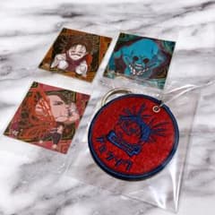 呪術廻戦　ワッペンキーホルダー　脹相、九相図シールのサムネイル