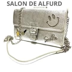 未使用品⭐️　サロンドアルファード チェーンウォレット ルクーチェ スマイリー 極美品 サロンドアルファード チェーンウォレット ルクーチェ