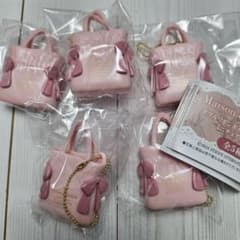 メゾンドフルール ミニチュアチャーム ピンク 5個セットのサムネイル