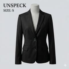 UNSPECK アンスペック 日本製 テーラードジャケット 毛100% 黒 38のサムネイル