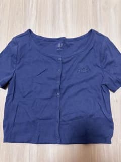 GAP リブ フロントボタン Tシャツ Mのサムネイル