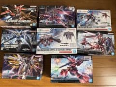 HG　ガンダムSEEDシリーズ　プラモデルセットのサムネイル
