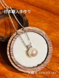 フォロワーセール❣️】職人手作り日本国産シルバー10㍉オーロラ真珠