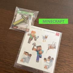 マインクラフト　マイクラ　立体アイテムラバーフィギュア　キーホルダー　ピック
