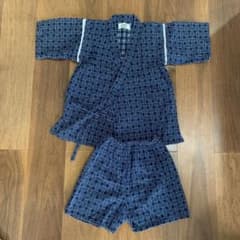 甚平　ネイビー　120センチのサムネイル