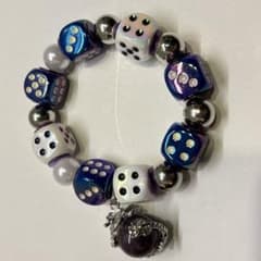 ずっと真夜中でいいのに。 龍 Dice Bracelet Blue ブレスレットのサムネイル