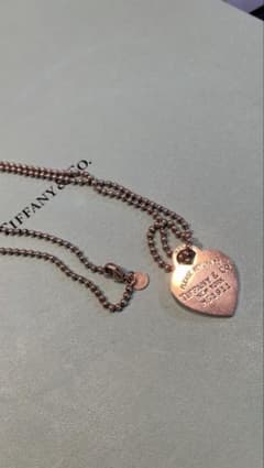 Tiffany&Co.リターントゥティファニーハートタグネックレス♡純正チェーンのサムネイル
