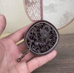 銅 細工 レリーフ竜紋茶壺 茶道具 香道具 工芸品 置物 銅 細工 茶道具 香道具 蓋置 置物 竜紋扇香炉 薫る香炉 銅製 - メルカリ