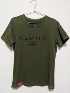 Tシャツ/ALPHA/トレーニングウェア/オリーブ/Lサイズのサムネイル