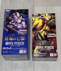 ワンピースカード 蒼海の七傑、THE BEST Vol.2 各1BOXテープ付 - メルカリ