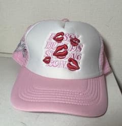 【早い者勝ち‼️】ラロパメッシュキャップ　ピンクのサムネイル