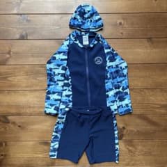 男の子用 サメ柄 水着 ラッシュガード　120cmのサムネイル