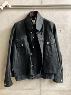 sacai レイヤードデニムジャケット　20ss コレクションのサムネイル