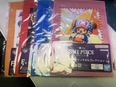 이치 반 쿠지 원피스 F상 ONE PIECE 슬리브 디자인 타월 4장 세트