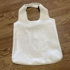 JIL SANDER NAVY  白トートバッグのサムネイル
