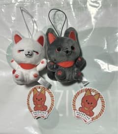 新品未使用 2種セット かみさまキツネとサラリーマン マスコット⑧