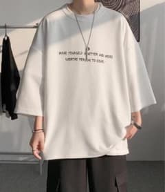 ロゴプリント オーバーサイズ Tシャツ ホワイトのサムネイル