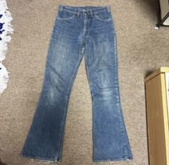 ビンテージ 76年 リーバイス levi's 646 フレア デニム 縦落ちのサムネイル