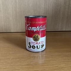 キャンベル トマトスープ缶風貯金箱 125周年記念 - メルカリ