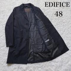 極美品 EDIFICE イタリア生地カノニコ チェスターコート ライナー付48 極美品 EDIFICE イタリア生地カノニコ チェスターコート ライナー付48