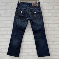 TRUE RELIGION RAINBOW RICKY デニムパンツ 値下げ トゥルーレリジョン USA製 RAINBOW RICKY デニム パンツ - メルカリ