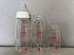 Pigeon 哺乳瓶 ガラス製 3本セットのサムネイル